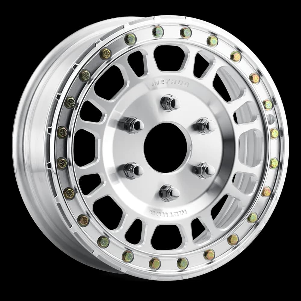 MR412 Beadlock 15x5 4.2 .8 43mm Offset 6x5.5 78.3mm Centerbore Machined - Raw w BH-H24155
