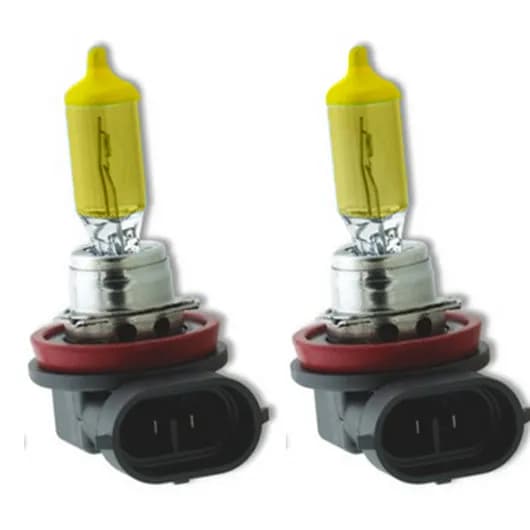 9006 12v 55w 125w (2600 Kelvin) Head Light / Fog Light Bulbs Solar Yellow