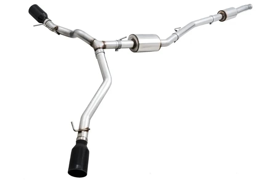 AWE Tread Edition Catback Dual Exhaust for Jeep JT 3.6L - Diamond Black Tips