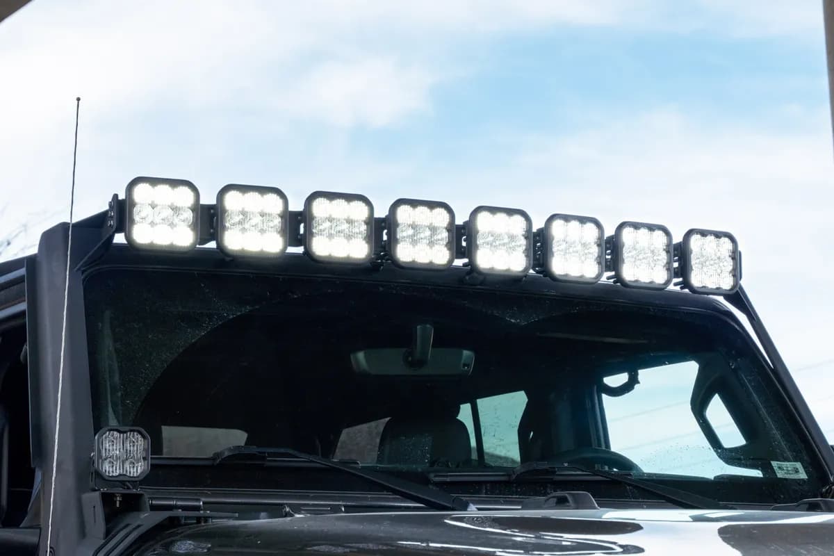 Diode Dynamics - Stage Series Windshield Bracket Kit for 2018+ Jeep Wrangler JL