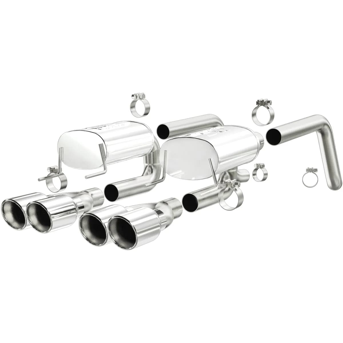 MagnaFlow 2005-2007 Chevrolet Corvette 6.0L | 2008 Chevrolet Corvette 6.2L Street Series Axle Back Performance Exhaust System 15886