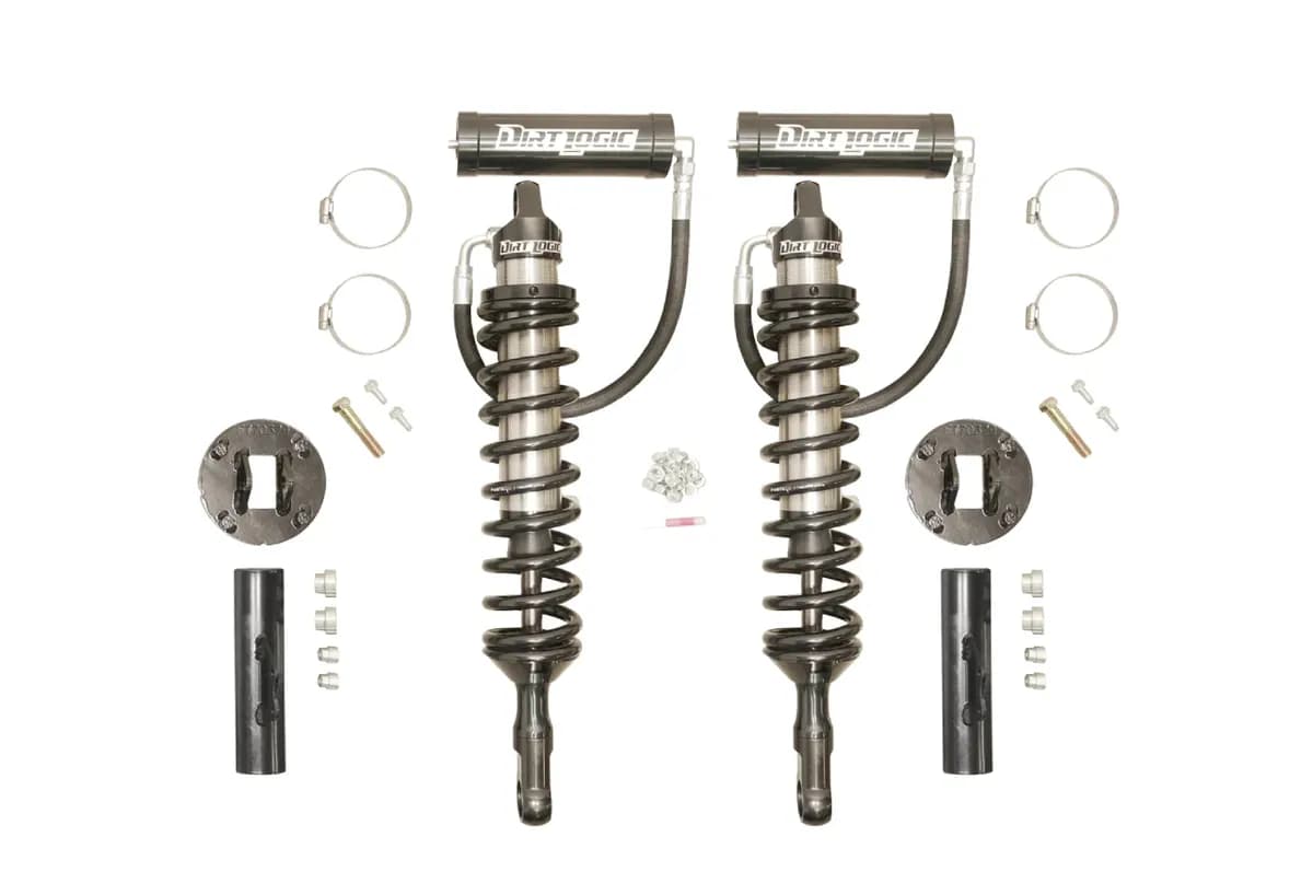 Ball Joint UCA Lift System w/Shocks; 3 in. Lift; w/Front Dirt Logic 2.5 Resi Coilovers And Rear Dirt Logic 2.25 Shocks;