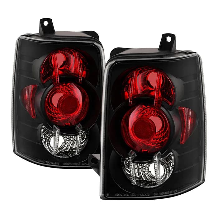 Jeep Grand Cherokee 93-98 Euro Style Tail Lights - Black - 1993 / Jeep / Grand Cherokee