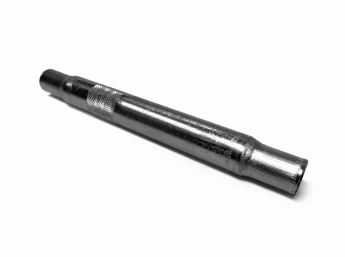 Steinjäger Swaged Steel Threaded Tubes 3/4-16 23 inches Long Plated Zinc Silver