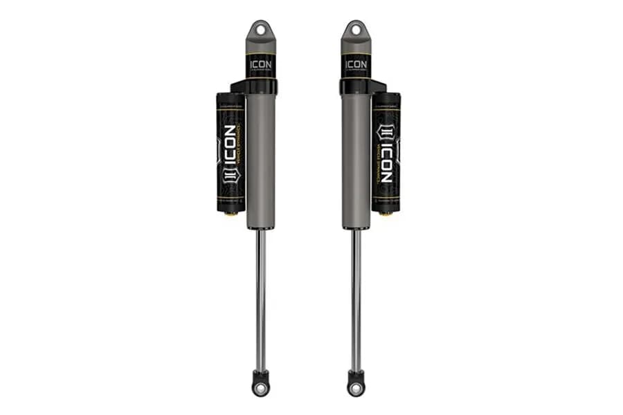 ICON 2018-2023 Jeep Wrangler JL, 2.5" Lift, Rear, V.S. 2.5 Aluminum Series Shock Absorbers, Piggyback Reservoir, Pair