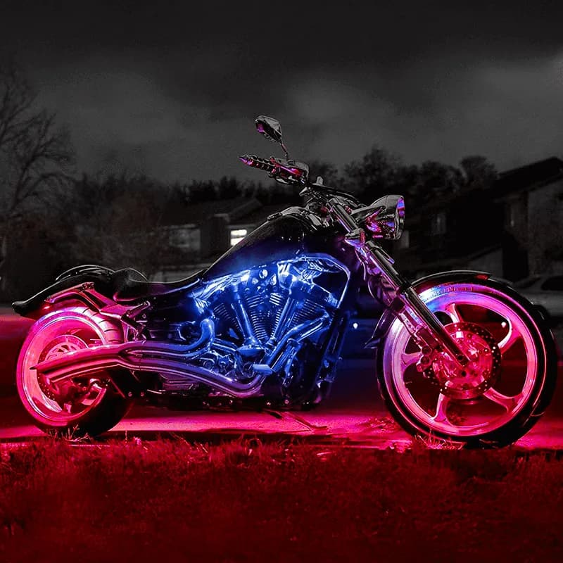 Motorcycle RGB LED Strip Lights –Underglow Accent Lighting