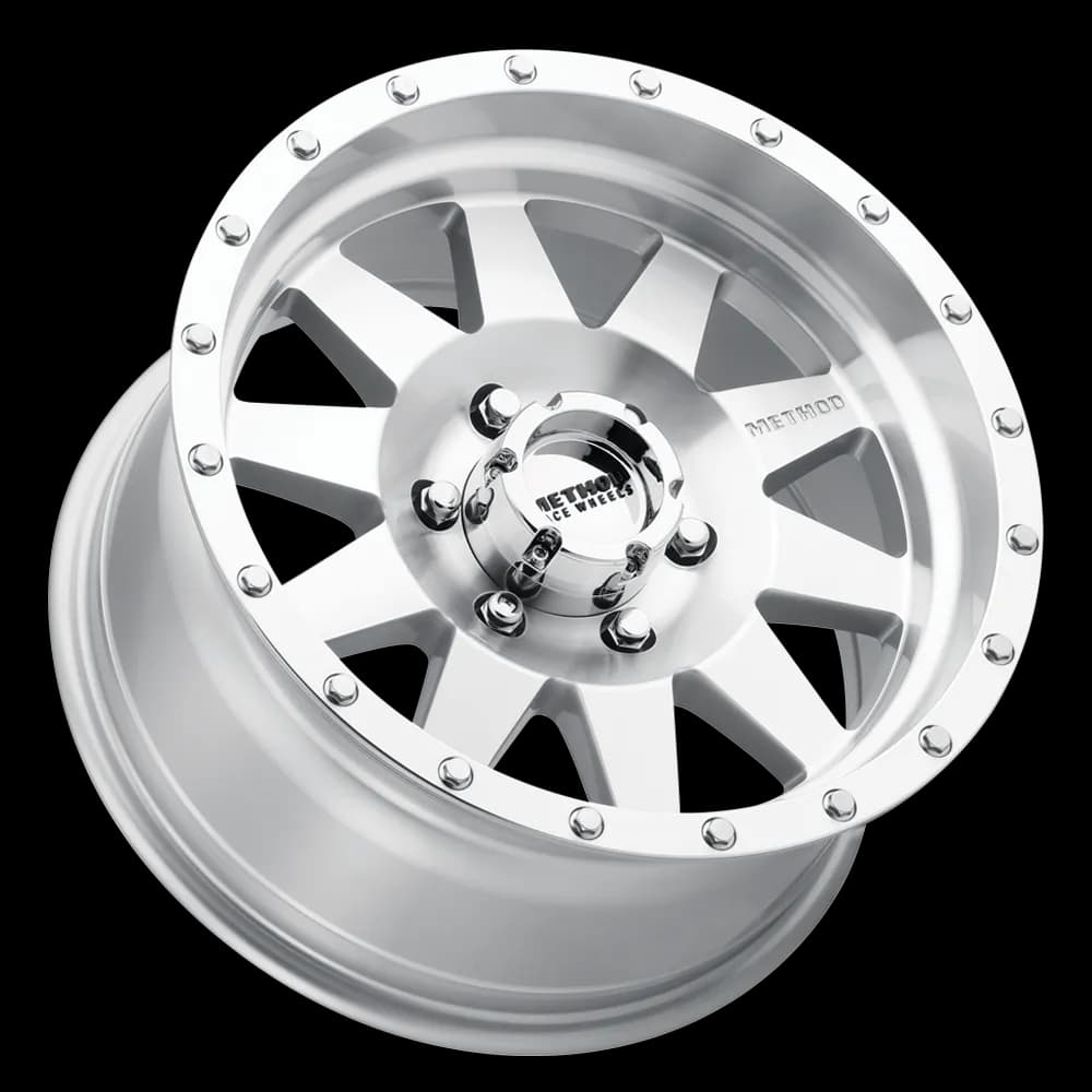 Aluminum Wheels 17x8.5 The Standard MR301 Bolt Pattern 6 On 139.7 Offset 0 Lip Size 2.76 Machined SL Clear Coat Method