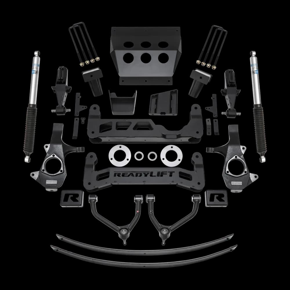 9ft. Big Lift Kit for Aluminum or Stamped Steel OE Upper Control Arms with Bilstein Shocks