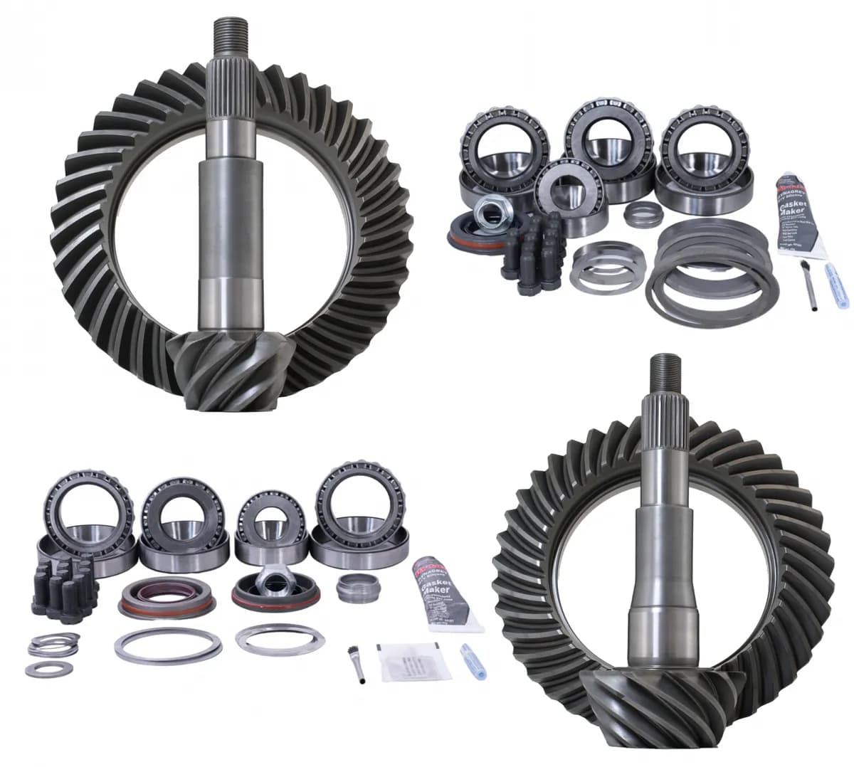 Revolution Gear Ford F-250 1993-2010 5.38 Ratio F10.25-D60RT Koyo Bearing Gear Package - Rev-F250-538-K