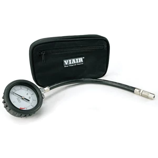 "2.5"" Air Down Tire Gauge w/Hose (0 to 100 PSI, with Storage Pouch)"