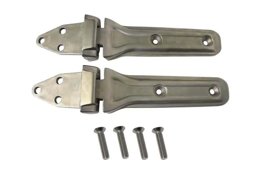 18c Wrangler JL Tailgate Hinge Set Prepped For Paint