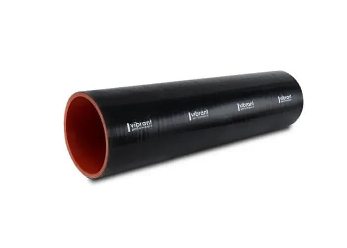 Straight Hose Coupler; 2.75 in. ID; 12 in. Length; 43 PSI Maximum Operating Pressure; 0.2 in. Wall Thickness; Black;