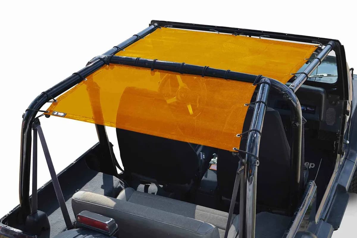 Steinjäger Tops and Covers Wrangler YJ 1987-1995 Fabric Teddy Orange Rear Seats Only
