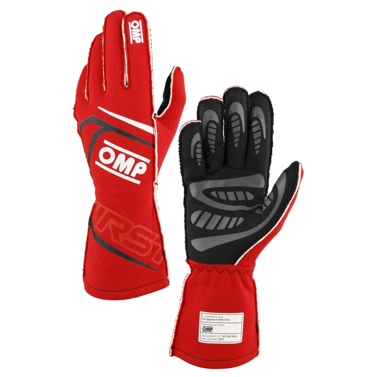 First Gloves Fia 8856-20 18 My2025 Red Sz. l