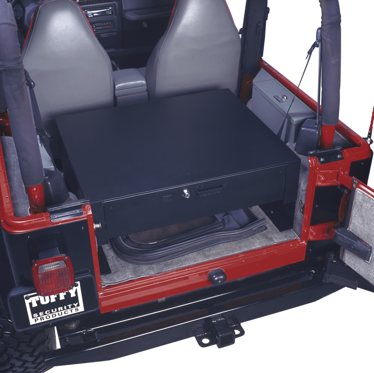 Tuffy Security Products Mid-Size SUV Cargo Security Drawer (Black)
