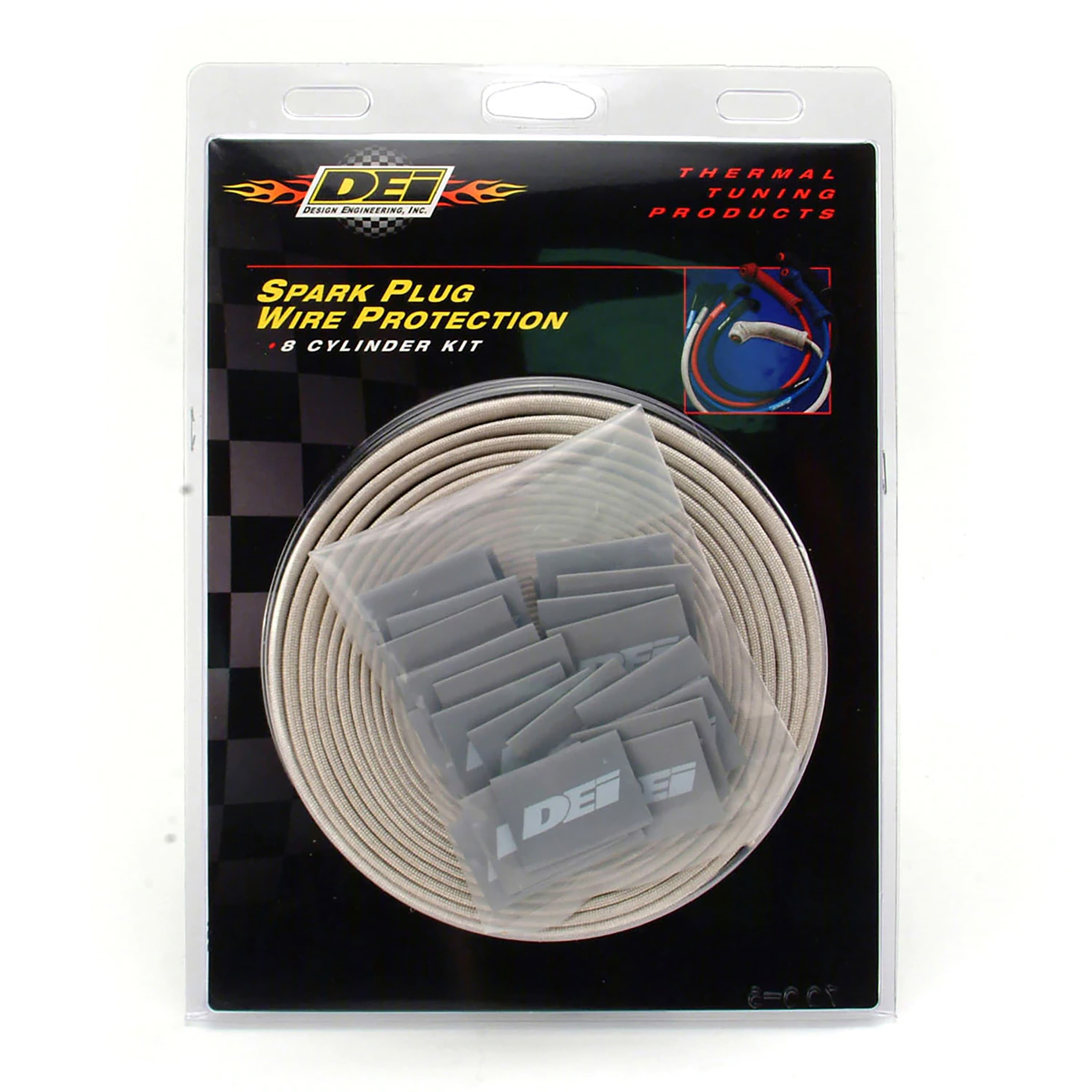 Design Engineering DEI 10602 Protect-A-Wire 8 Cylinder Kit Silver 010602