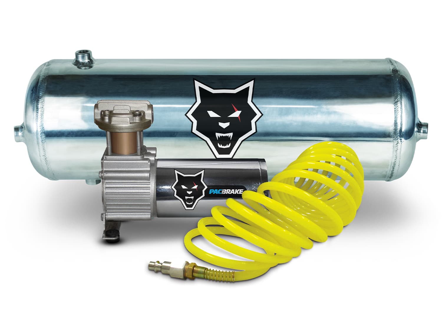 Pacbrake HP10164-AL Onboard Air Kit with 2 1/2 Gallon Aluminum Air tank W/Air Compressor HP10164-AL