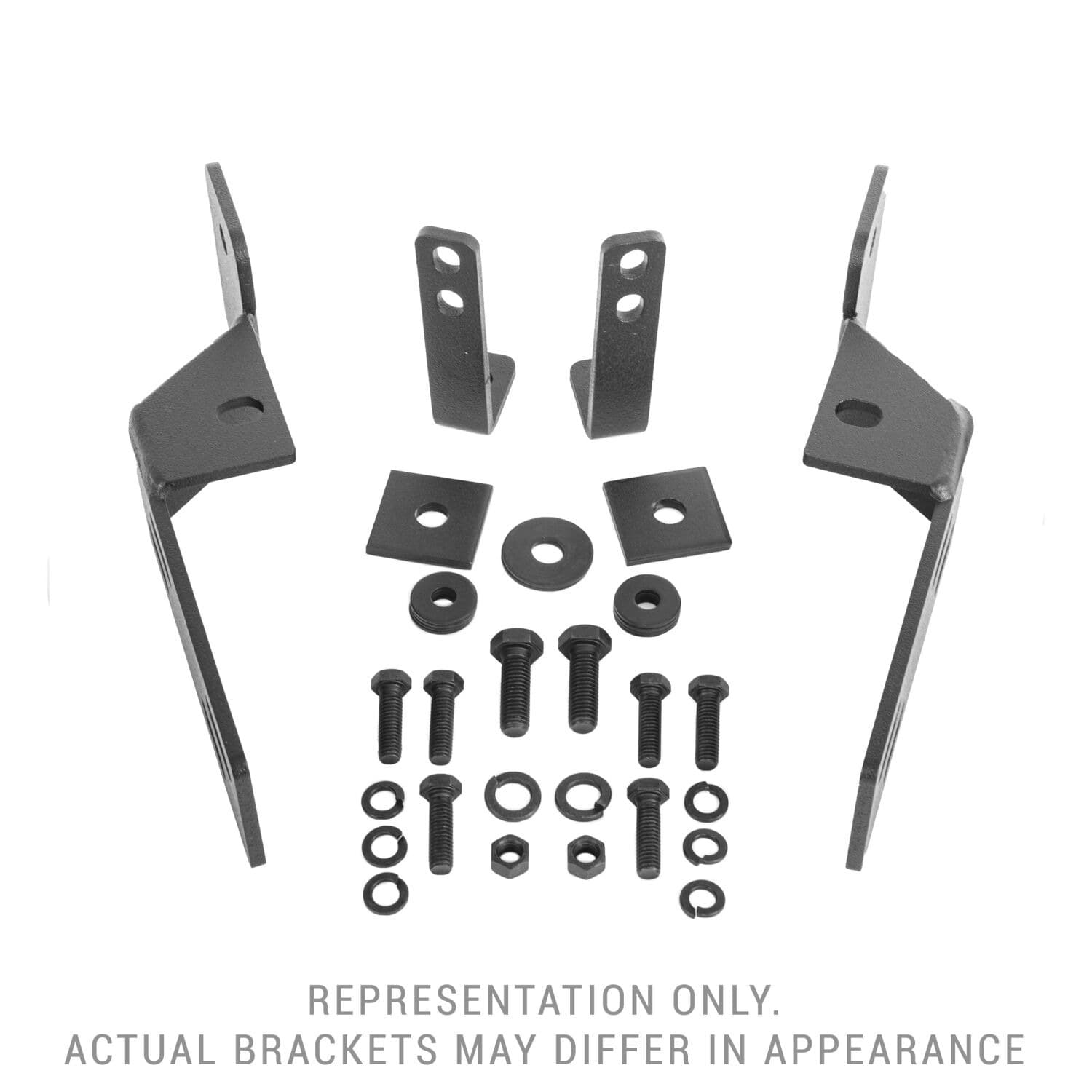 Go Rhino Go Rhino 55875 - RC2 & RC2 LR Bull Bar - Mounting Bracket Kit Only - Textured Black