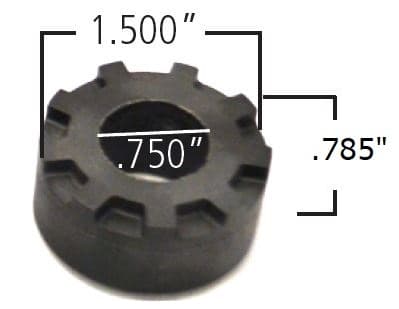 Ridetech Ridetech 70010826 Delrin control arm bushing, 1.5 Large OD,.750 ID, .785 OAL