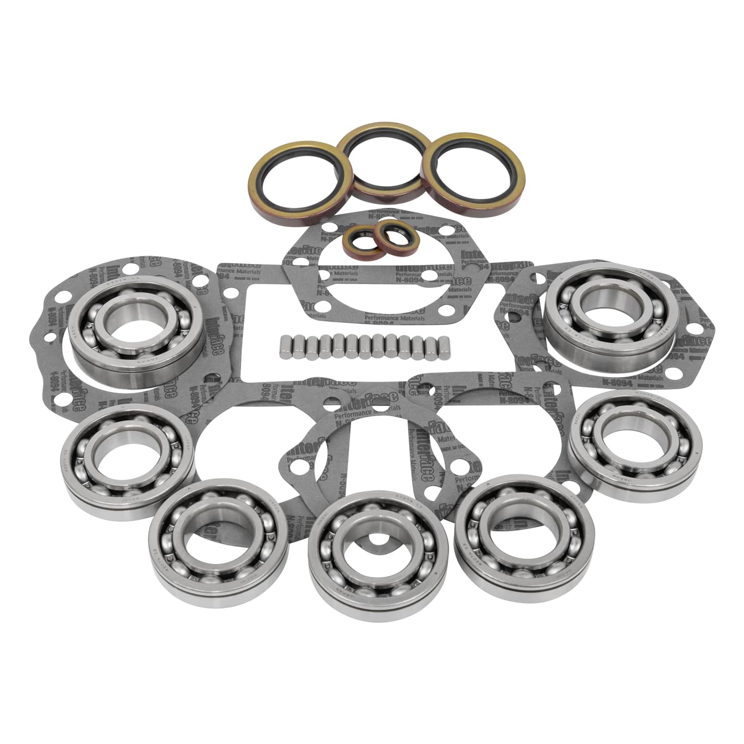 Yukon Gear and Axle Transfer Case Dana 24 1961-1971 Bearing Kit USA Standard