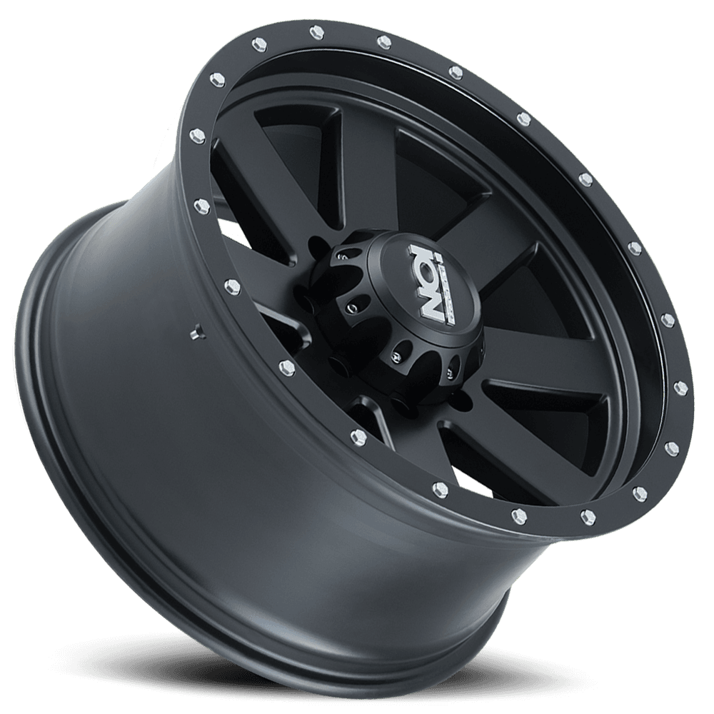 Ion Alloy Cast Aluminum Wheels 134 MB 18x10 Black Beadlock Matte Black 6 On 135 Bolt Pattern -19 Offset ION Wheels