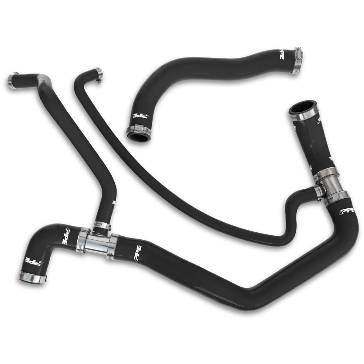 Pacific Performance Engineering Coolant Hose Kit 01-05 LB7 / LLY Black PPE Diesel