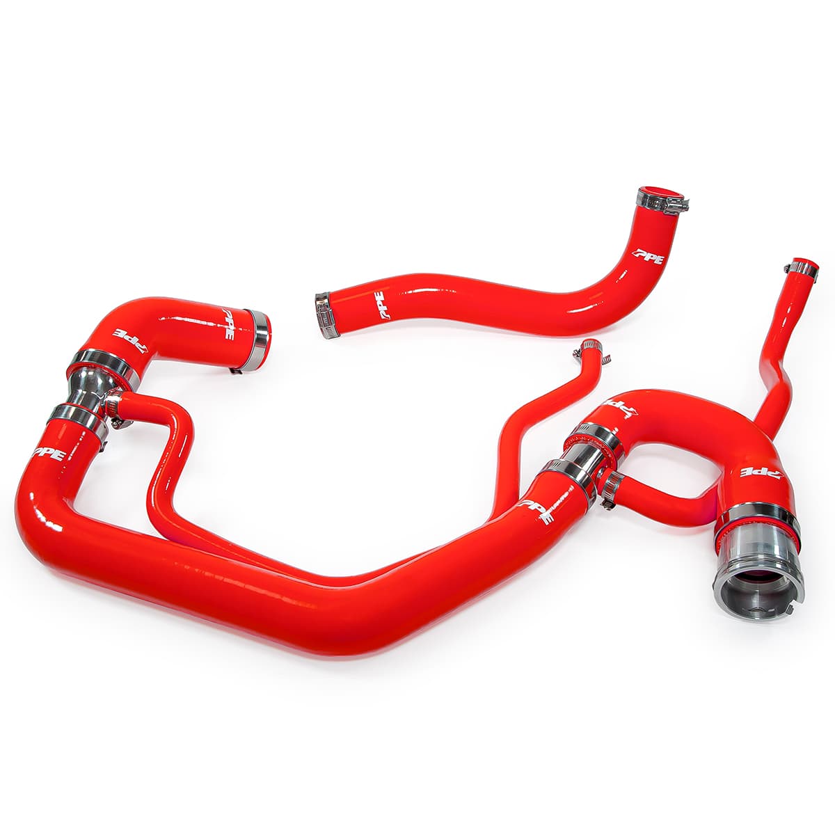 Pacific Performance Engineering Coolant Hose Kit 06-10 Lbz / Lmm Red Ppe Diesel