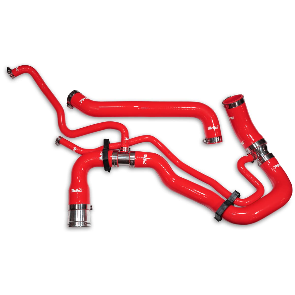 Pacific Performance Engineering Coolant Hose Kit 2011-16 LML Red PPE Diesel