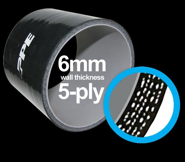 Pacific Performance Engineering 4.0 Inch 45 Deg 6MM 5-Ply Silicone Elbow PPE Diesel