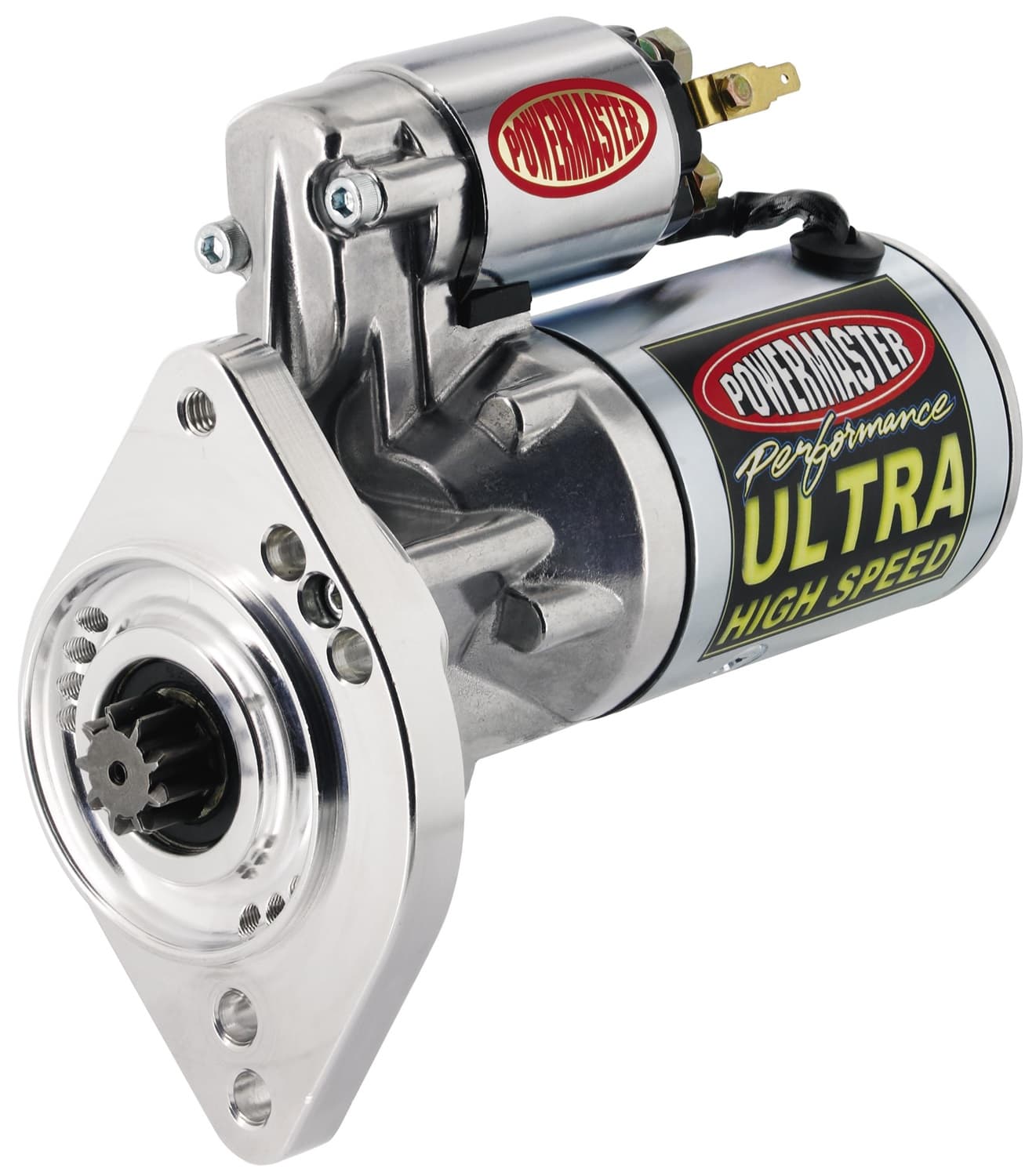 Power Master Ultra Torque High Speed Starter; 200 ft./lbs. Torque; 15:1 Compression Ratio; 3.75:1 Gear Reduction; Natural Finish;